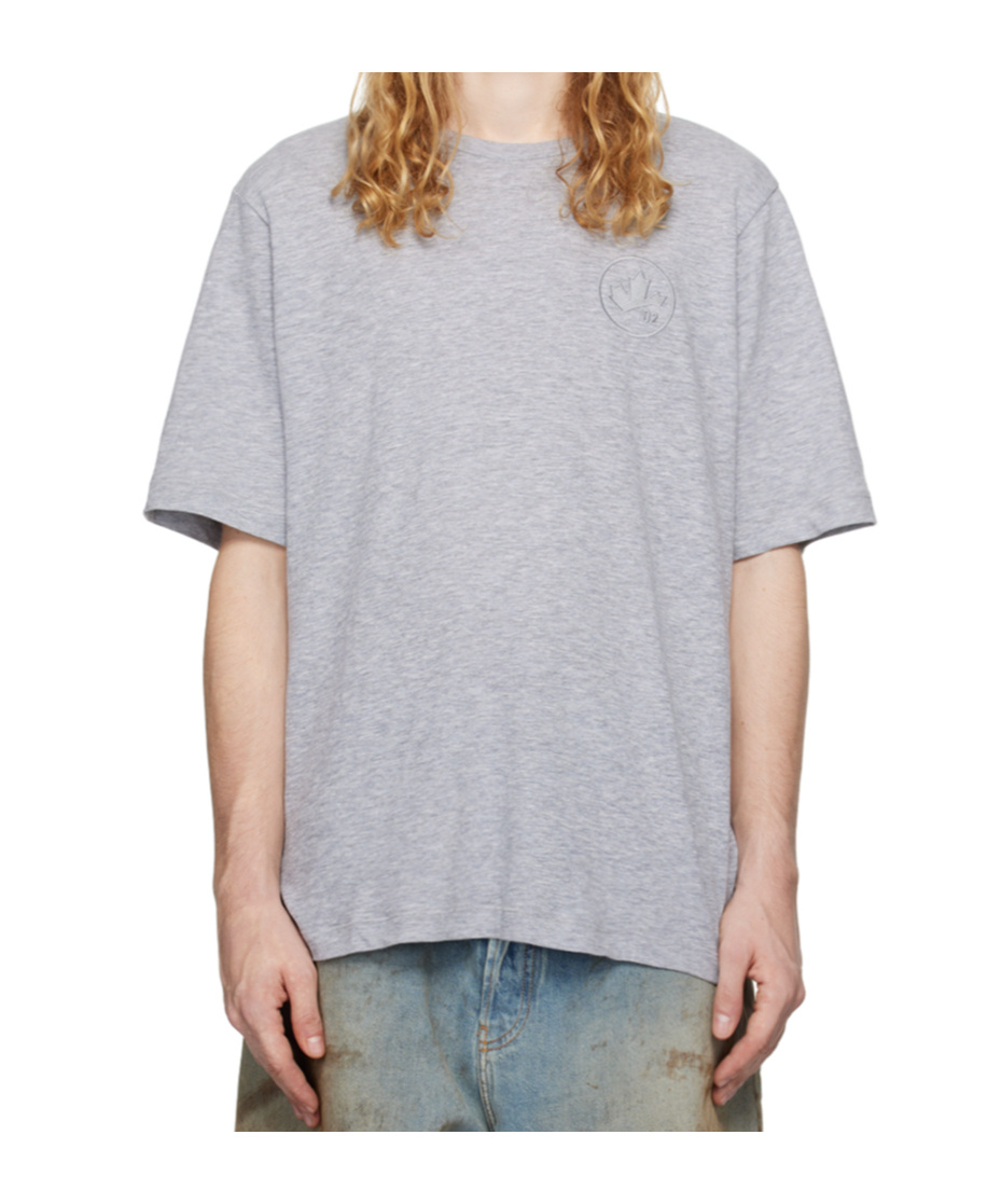 Dsquared2 Gray Loose-fit T-shirt In White
