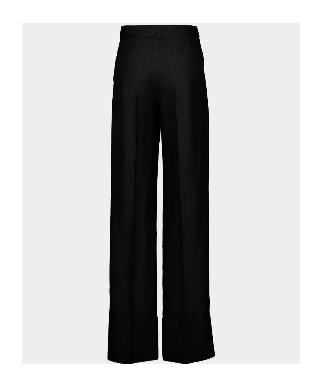 Valentino Virgin Wool Wide-leg Tailored Trousers