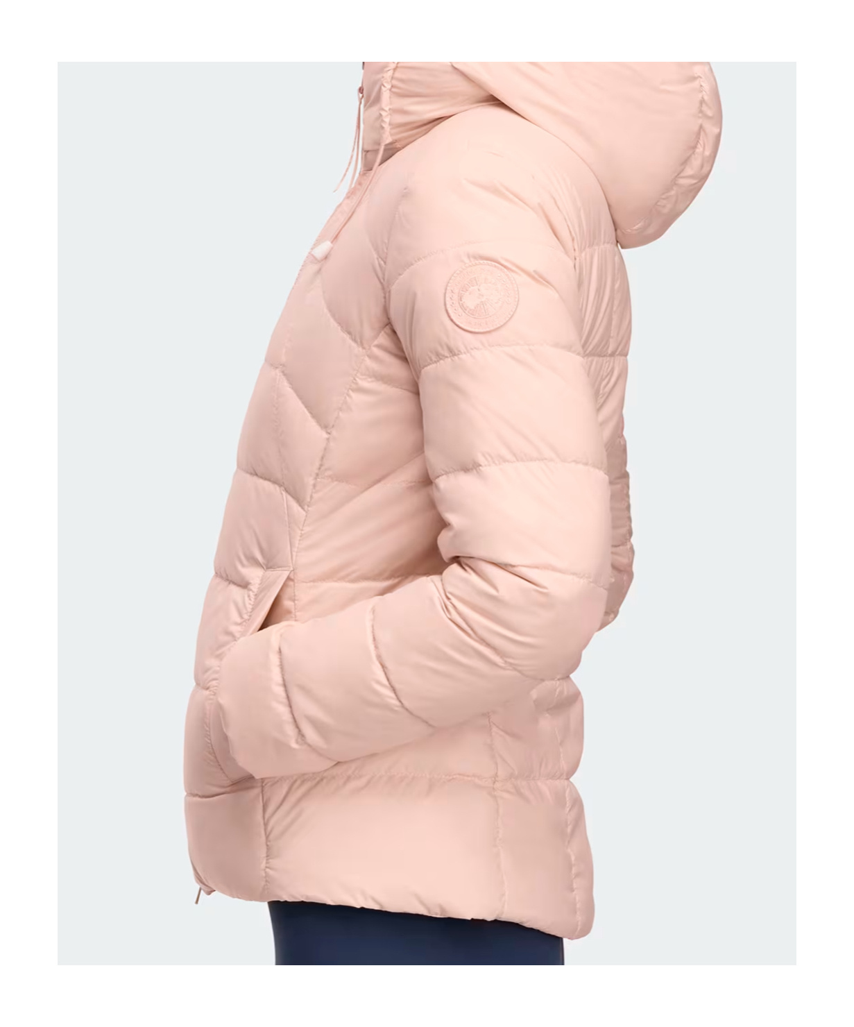 Canada Goose Abbott Hooded 625 Fill Power Down Jacket In Pink