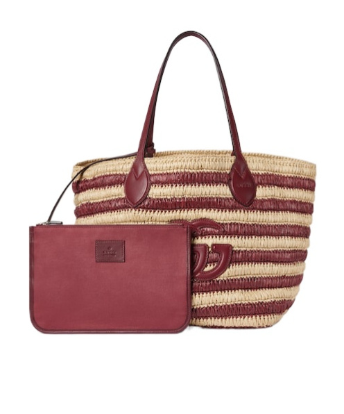 Gucci Woven Medium Tote Bag