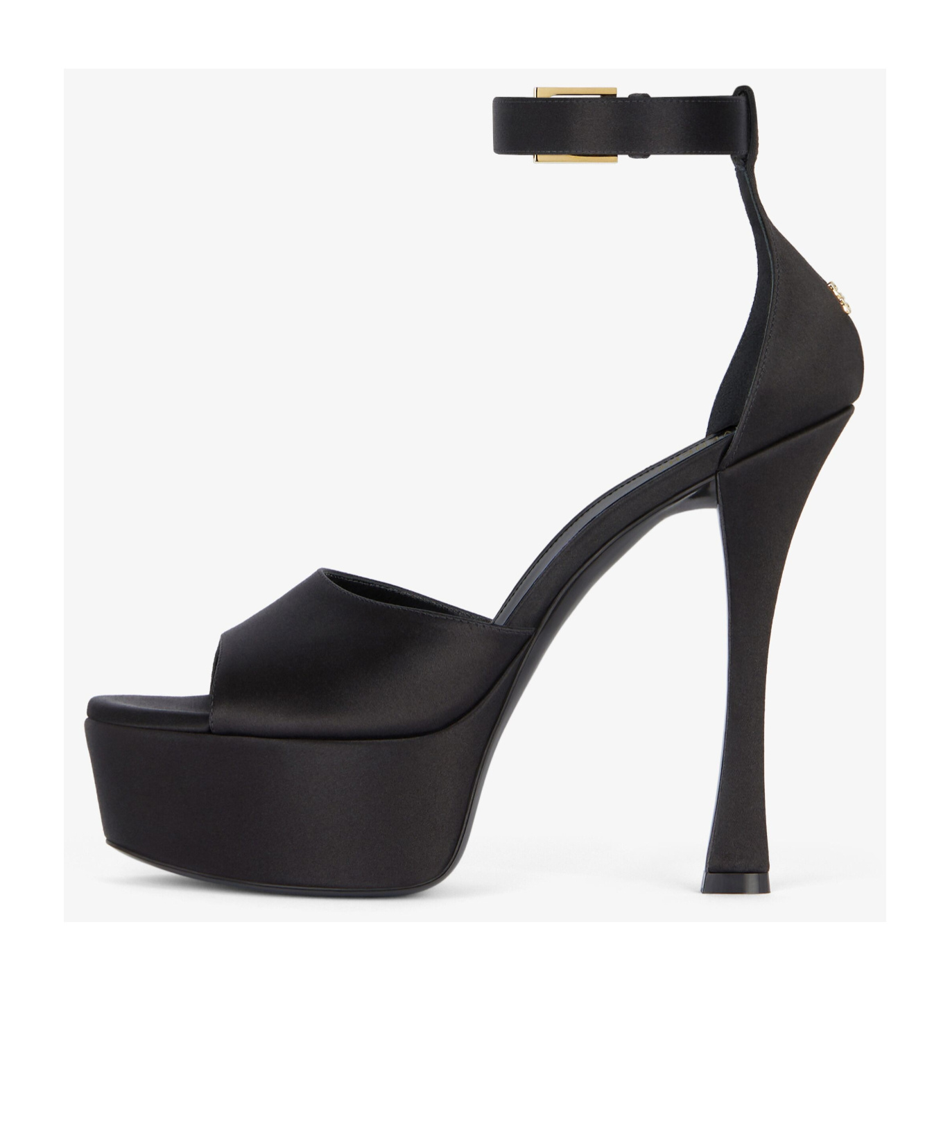 Givenchy 4g Liquid Logo Platform Sandal In Black