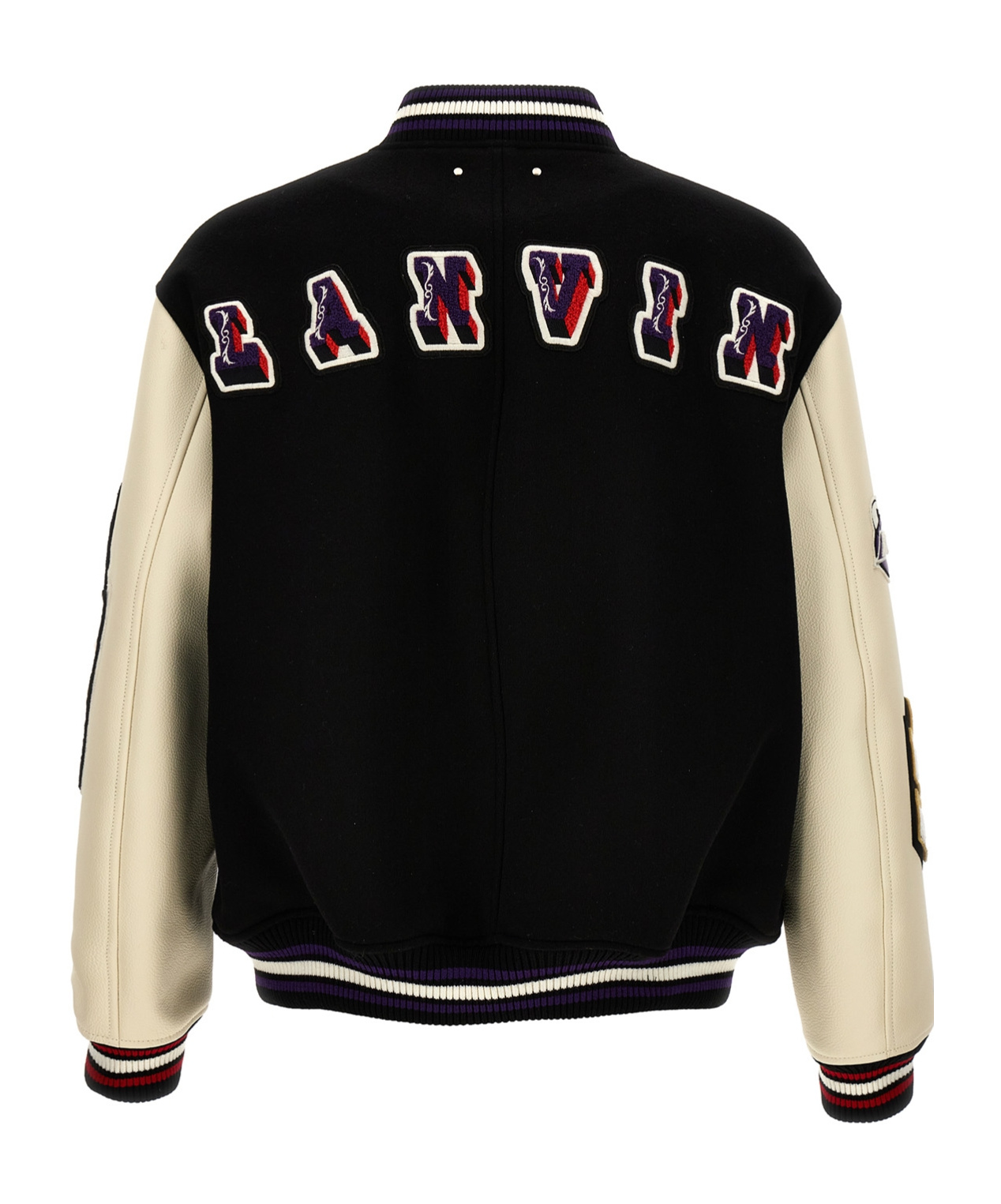 Lanvin Varsity Jacket In Black