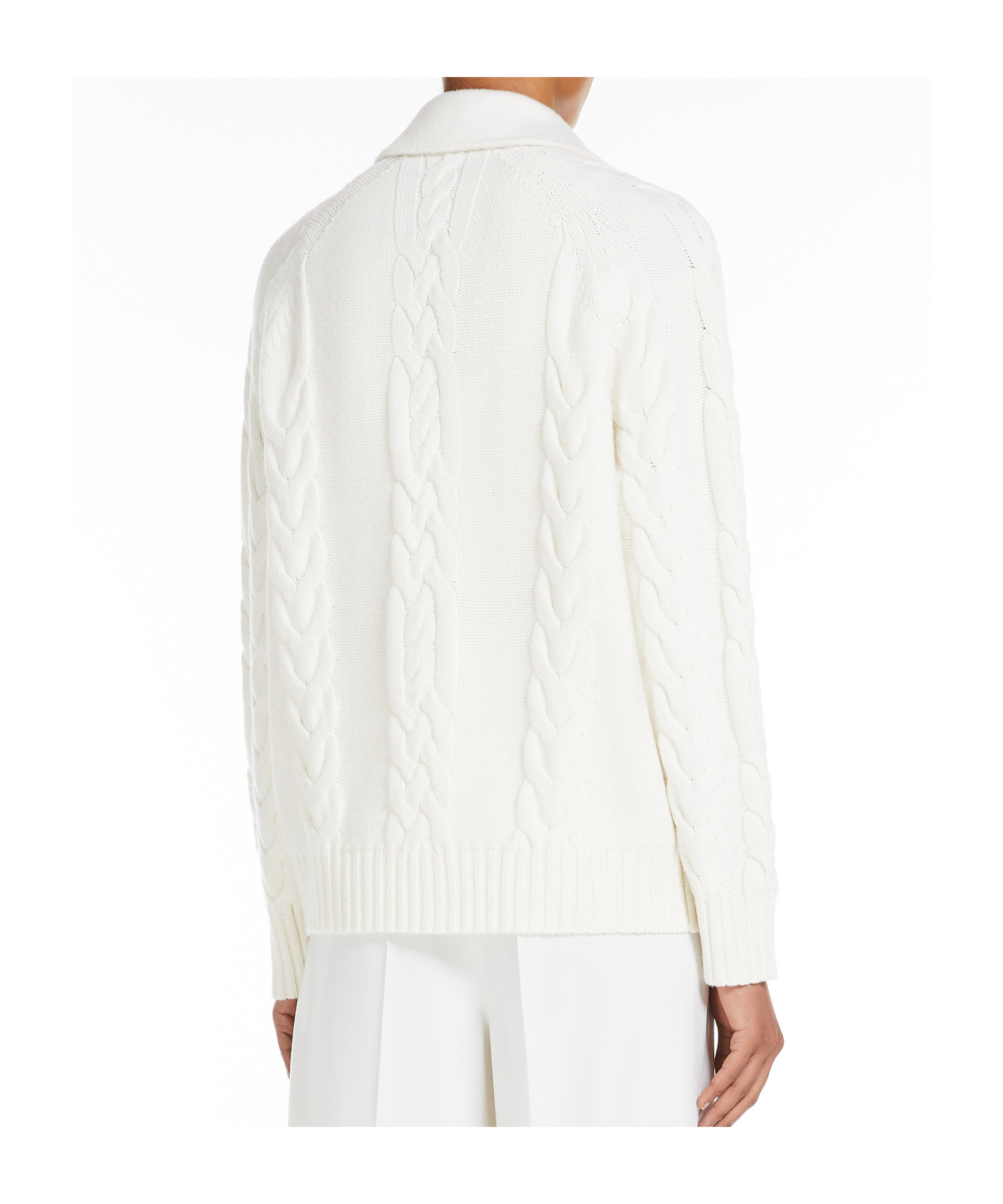 MAX MARA MAX MARA MICIO DOUBLE-BREASTED CABLE-KNIT CARDIGAN 
