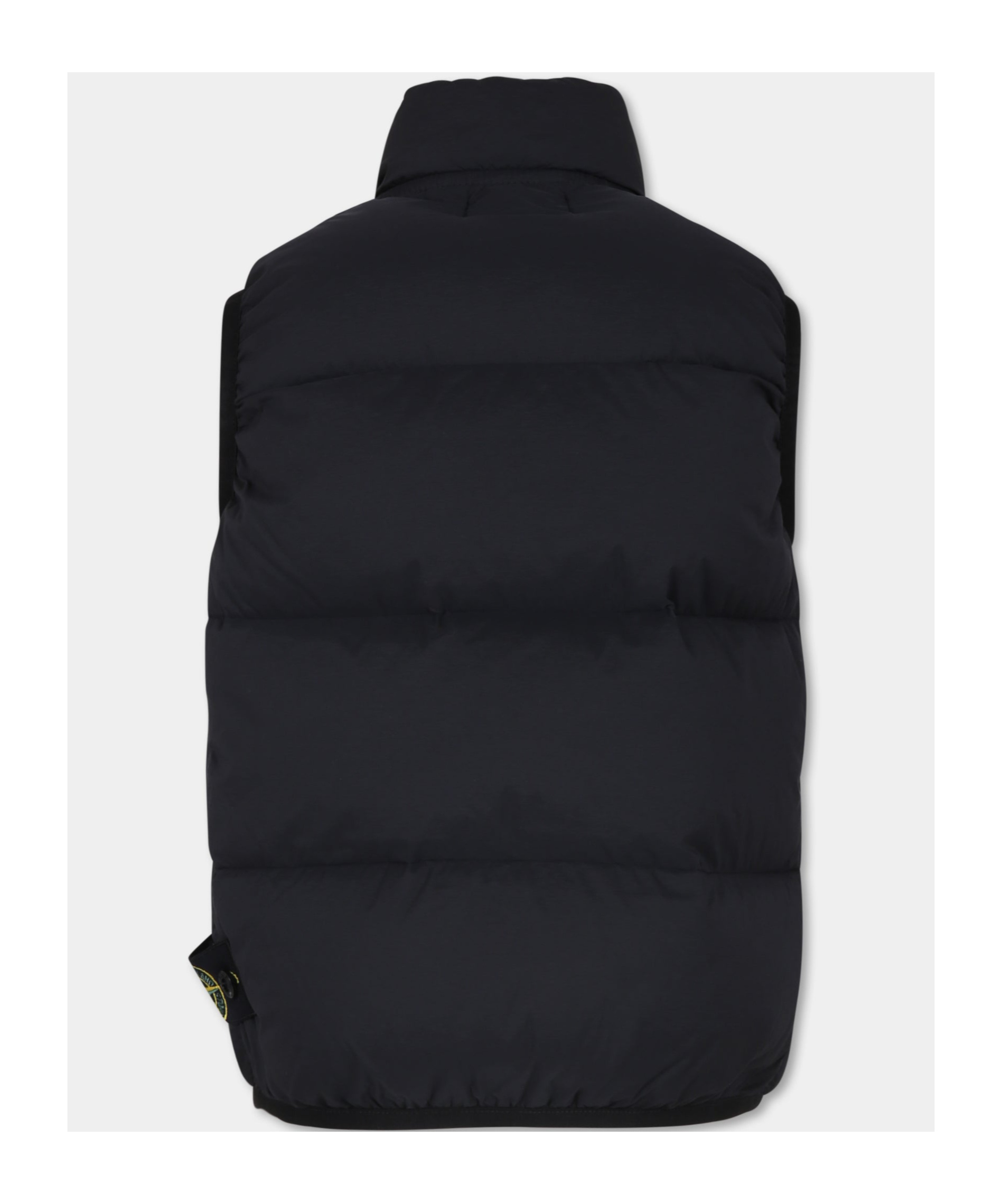Stone Island Compass-badge Padded Gilet In Black