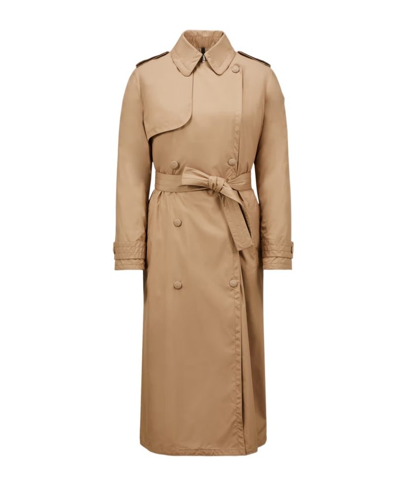 MONCLER BARBETANE DOWN TRENCH COAT