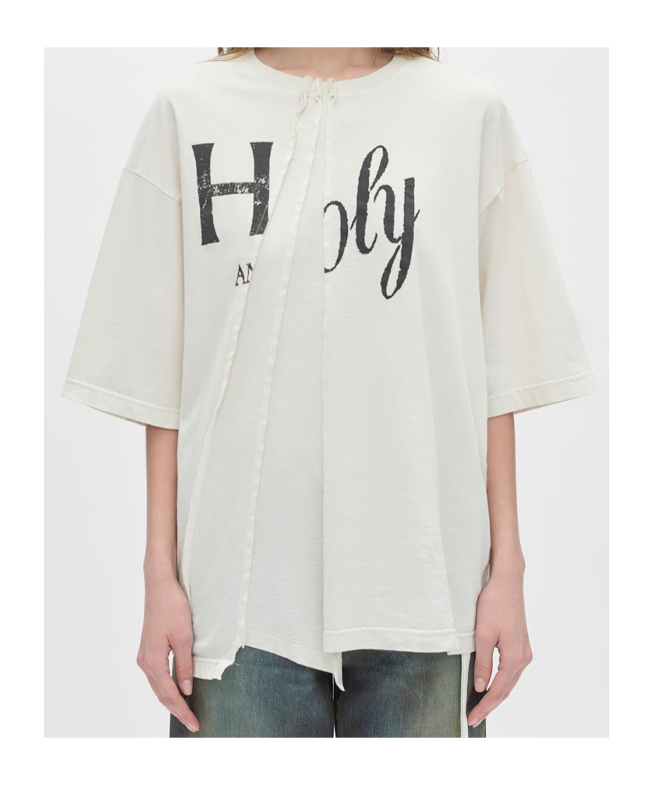 Ann Demeulemeester Friek High Comfort Fit T-shirt In White