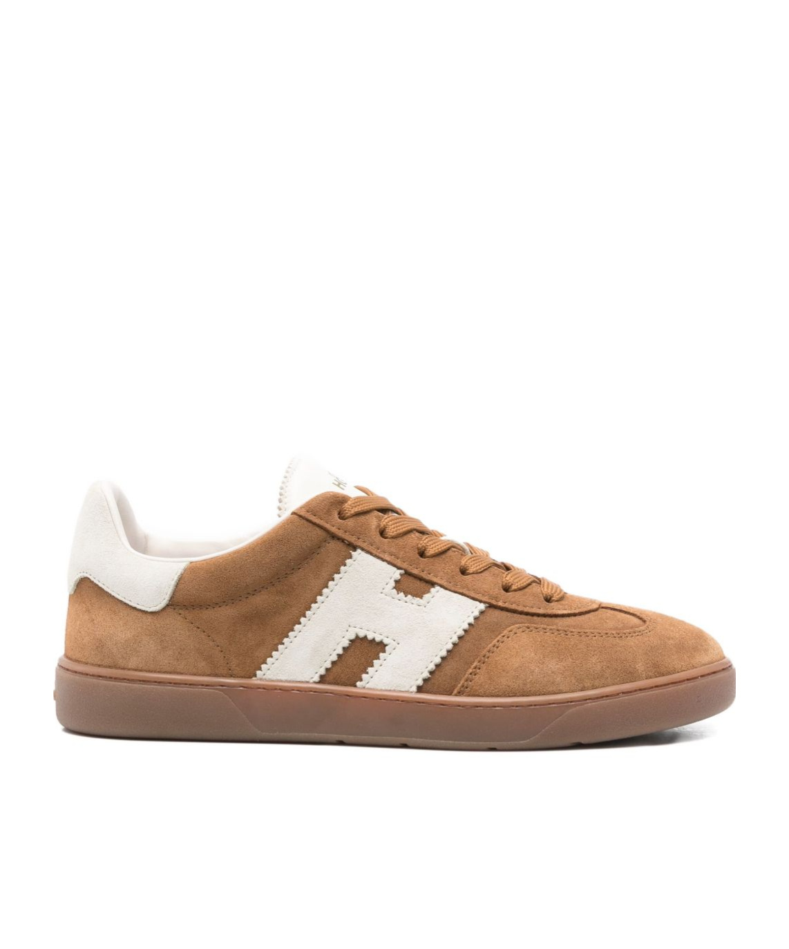 Hogan Cool Beige Suede Sneakers In Brown