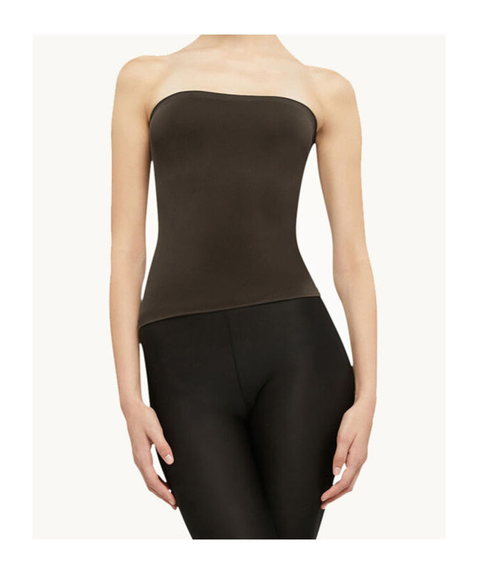 Wolford Top Sleeveless In Brown