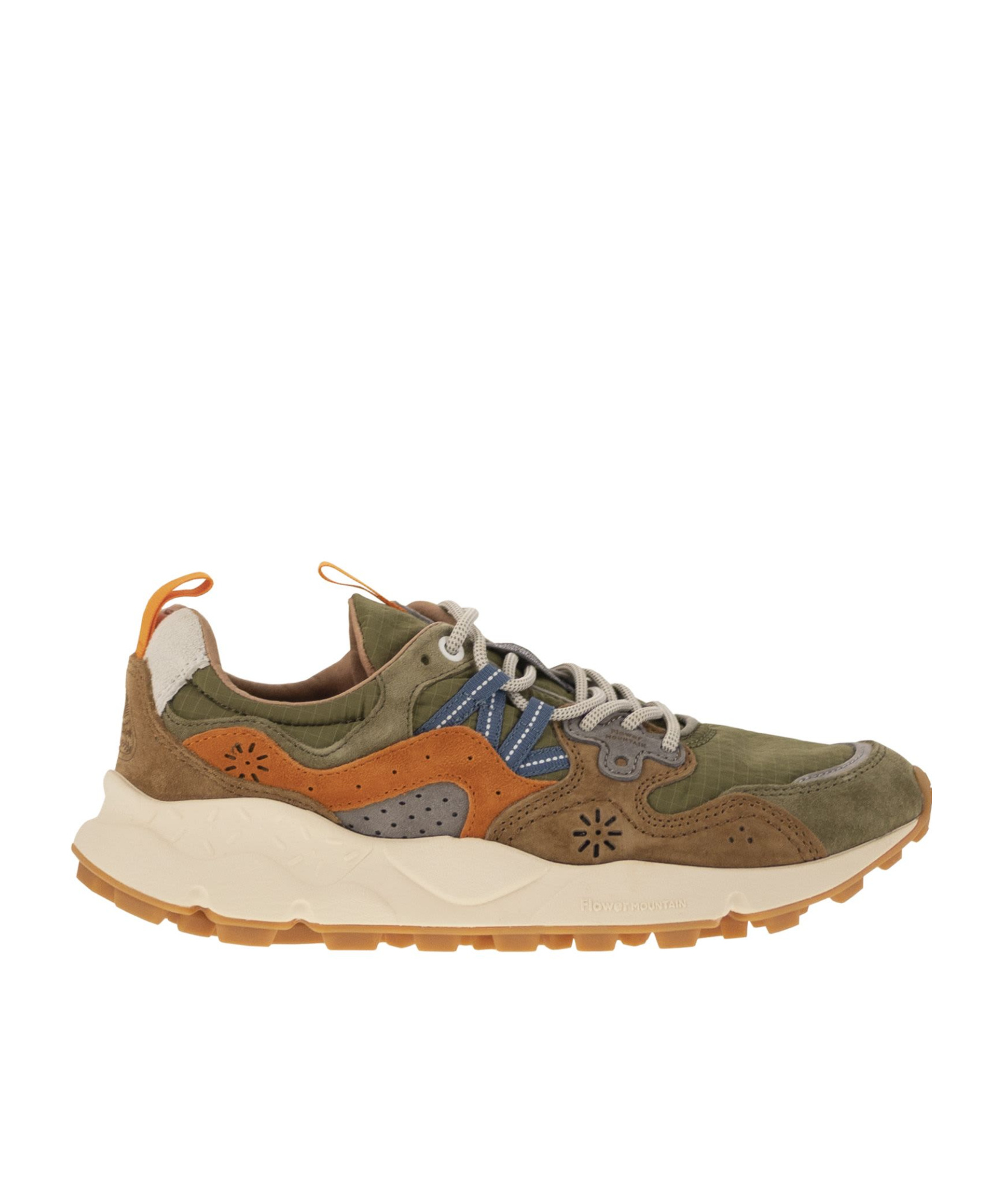 Flower Mountain Yamano 3 Sneakers In Militarybrown