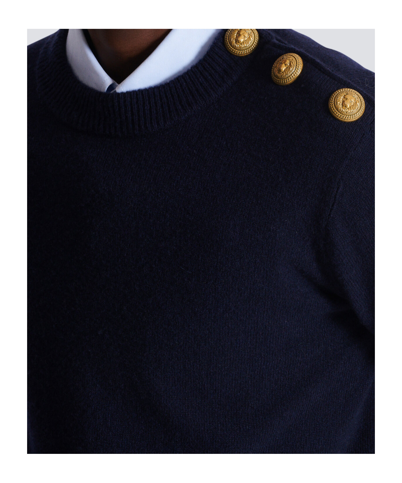 Shop Balmain Eco-cashmere Jumper