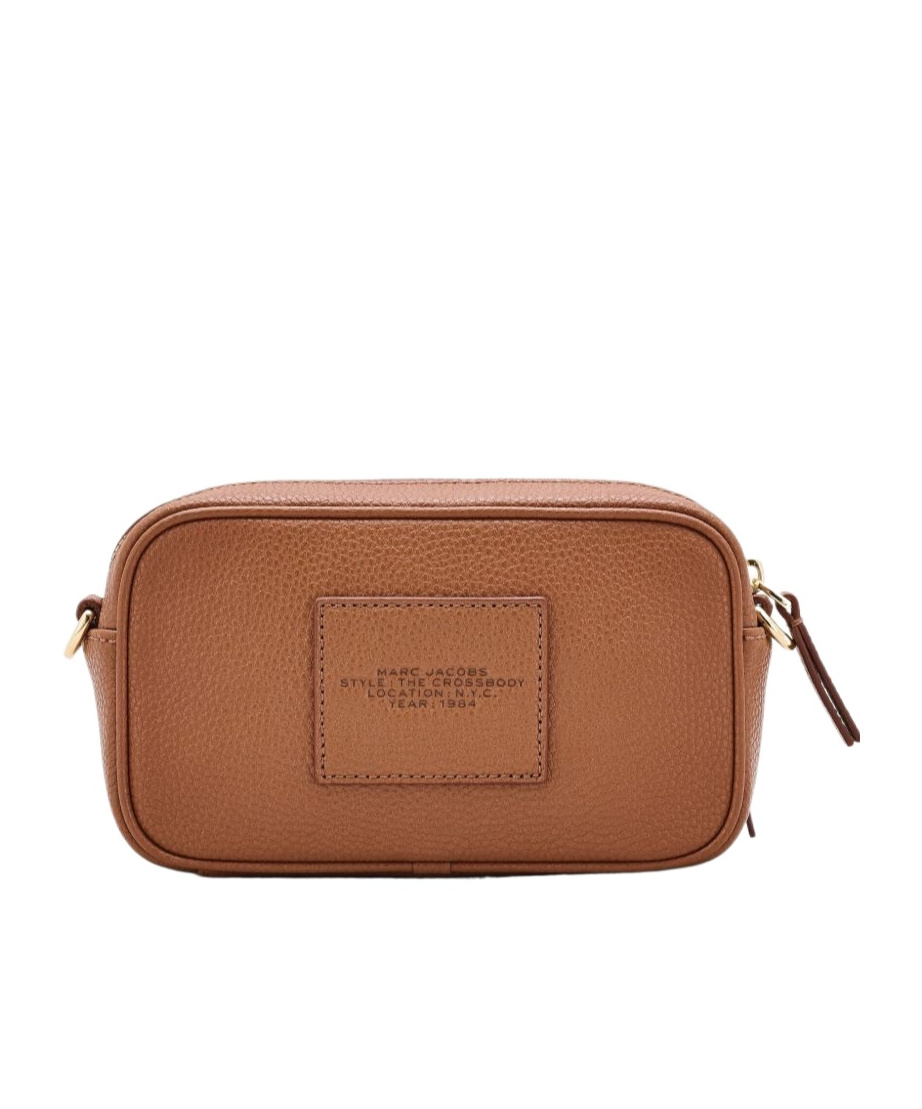 Marc Jacobs The Crossbody Tote Leather Bag Argan Color In Brown