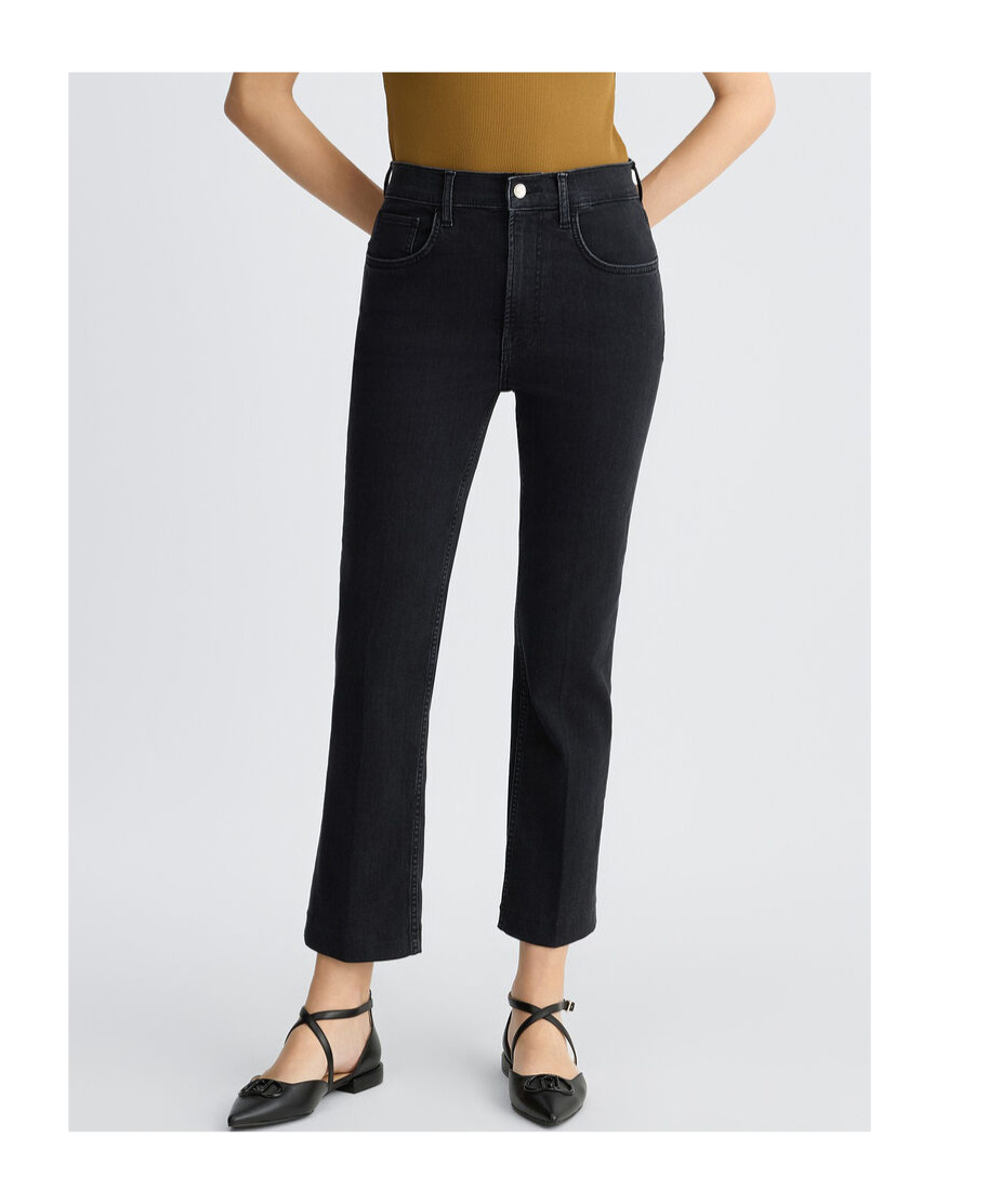 Liu •jo Liu Jo High-rise Bootcut Jeans In Black