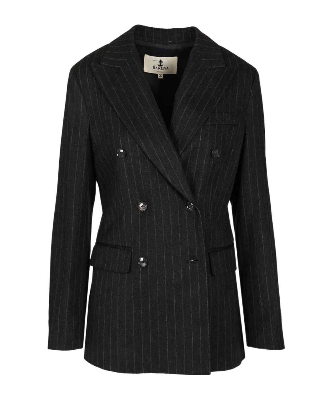 Barena Venezia Giacca Mimi Filone 67 Lana 28 Poliestere 5 Cachemire Trousers Grey In Black