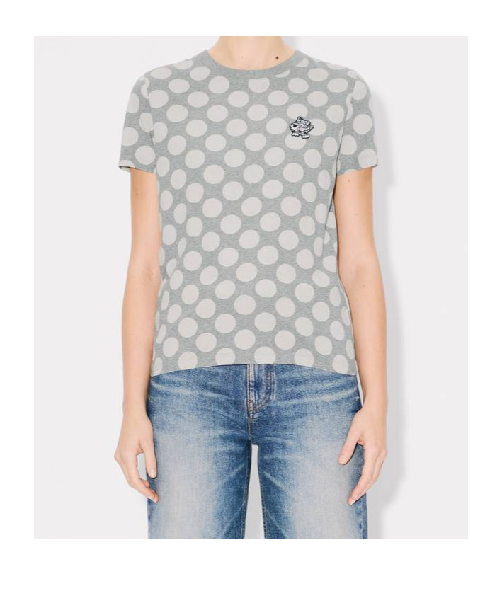Kenzo Short-sleeved T-shirt In Gray