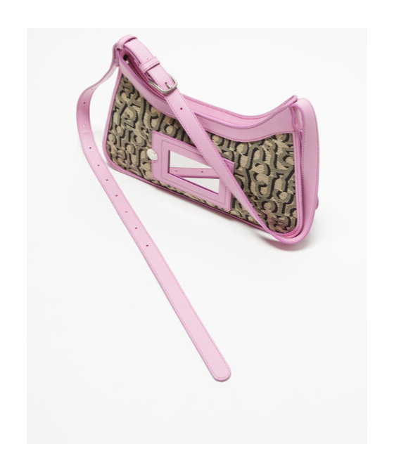 Acne Studios Logo Shoulder Bag In Multicolor