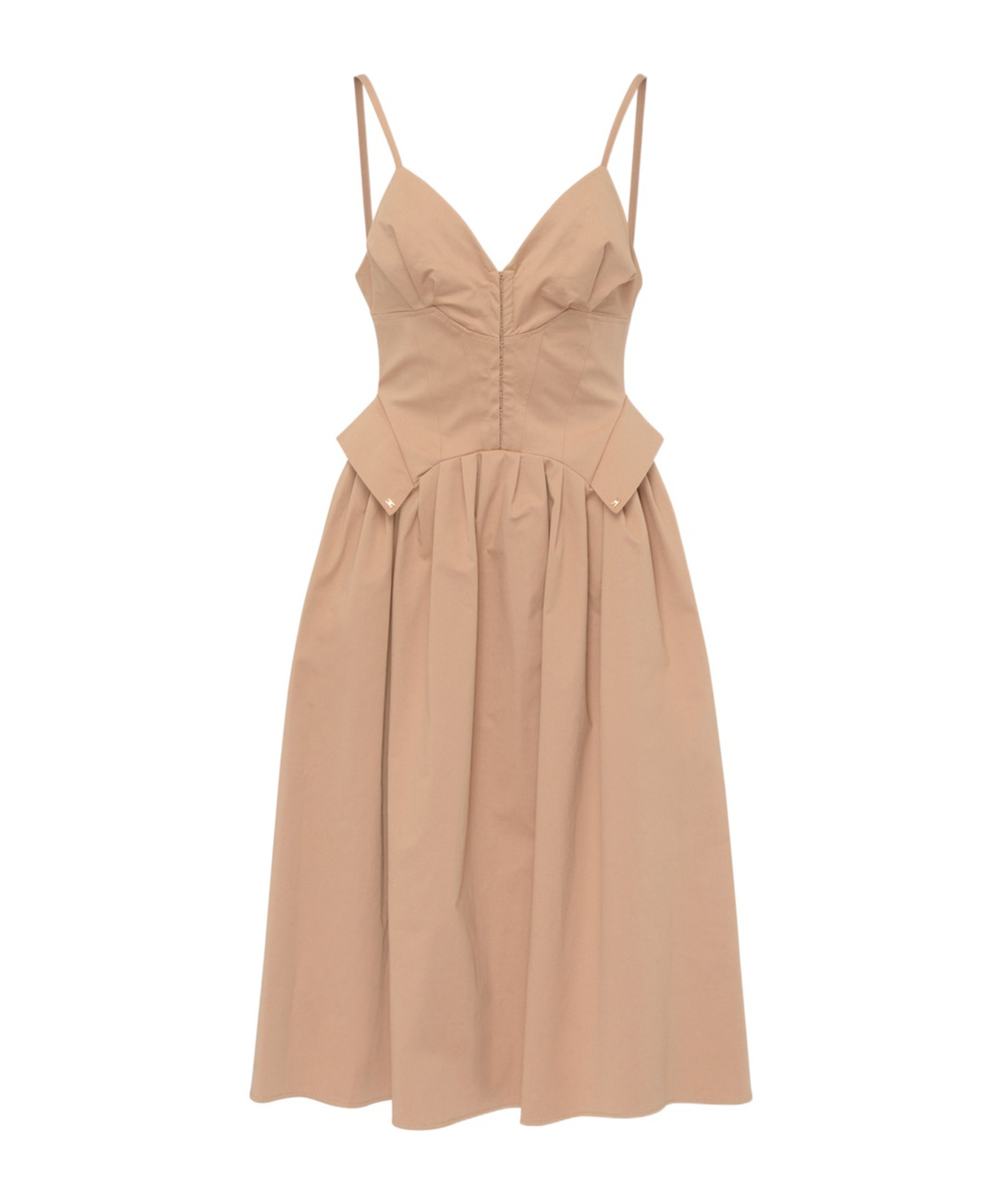 ELISABETTA FRANCHI SUSPENDER DRESS