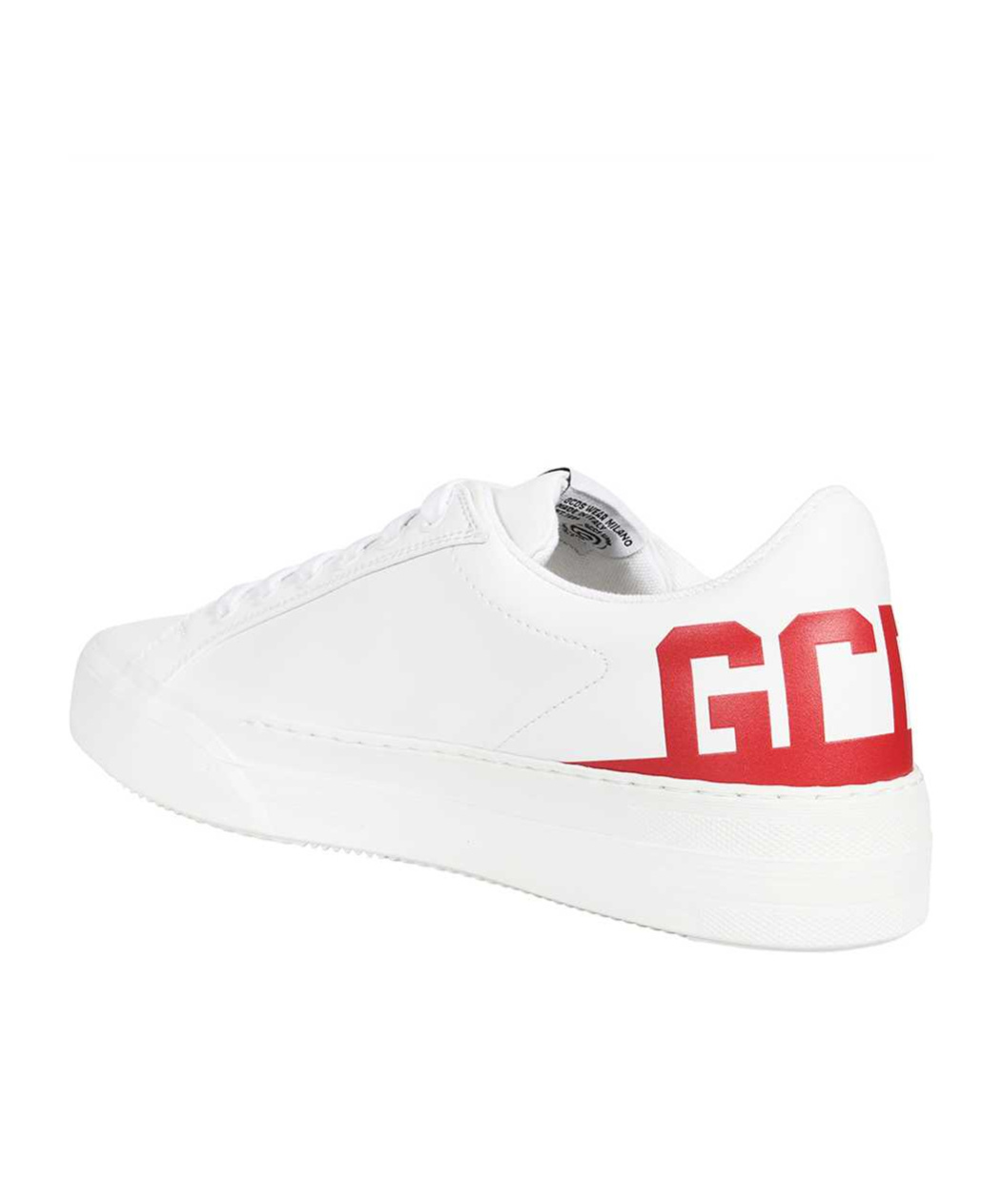 Gcds Lace-up Low-cut Sneakers In White