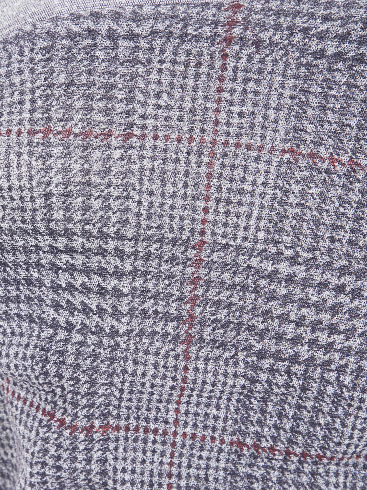 Jean Paul Gaultier Houndstooth Strapless Mini Dress In Gray
