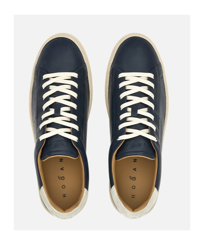 Hogan H672 Sneakers With Pierced H Detail In Black