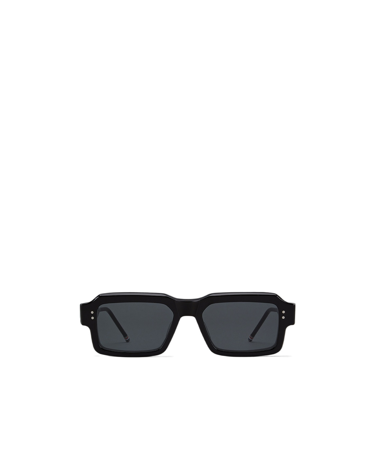 Thom Browne Rectangular-frame Sunglasses In Black