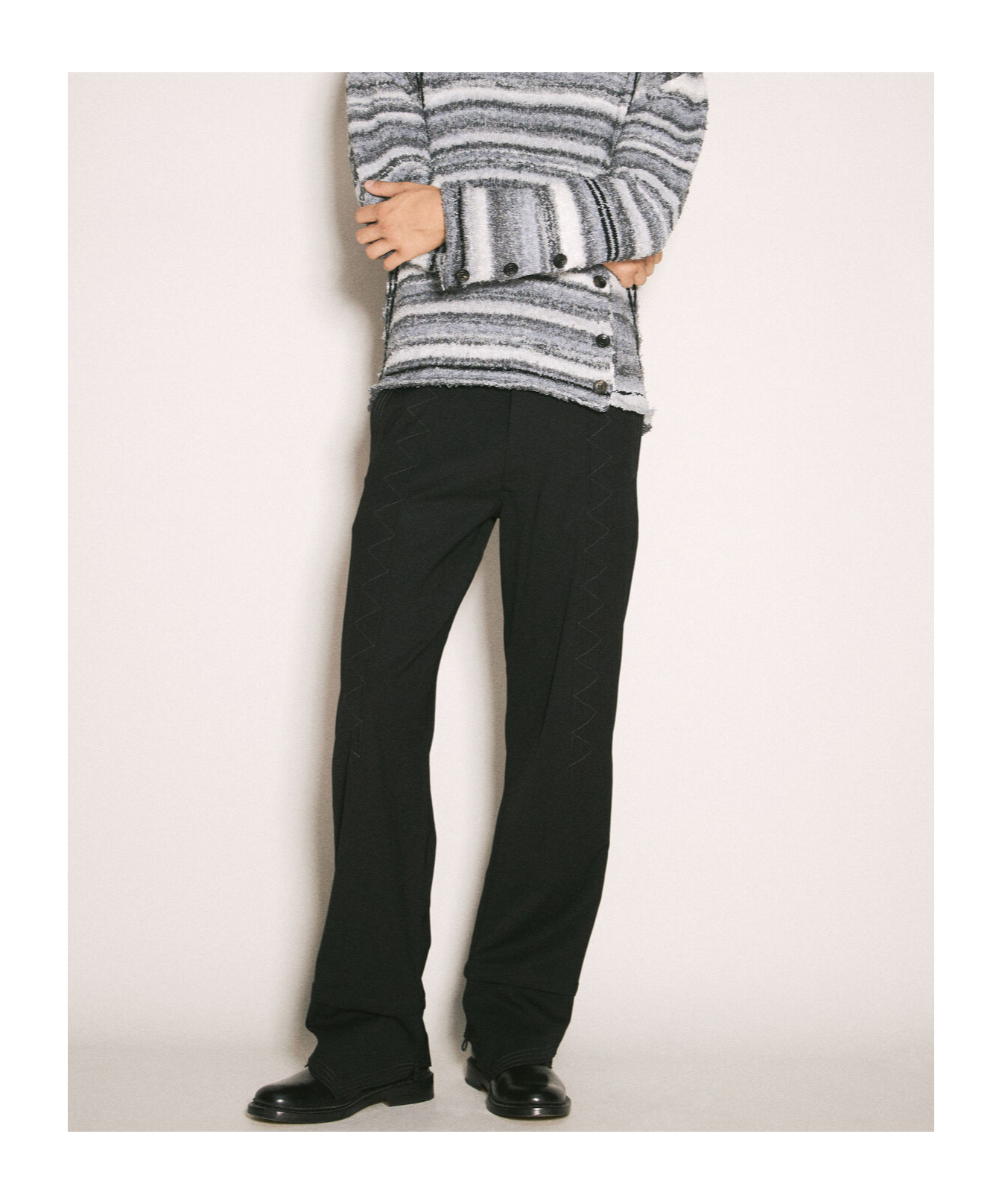 Kiko Kostadinov Jacklight Wool Pants In Black