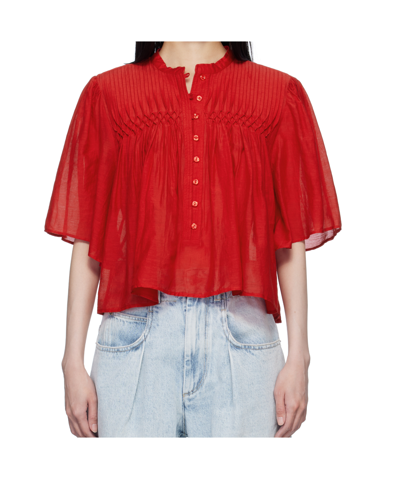 Isabel Marant Étoile Button Shirt In Red