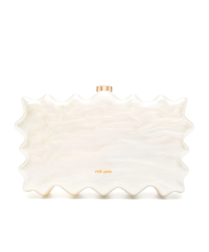 Shop Cult Gaia Paloma Clutch Bag In White