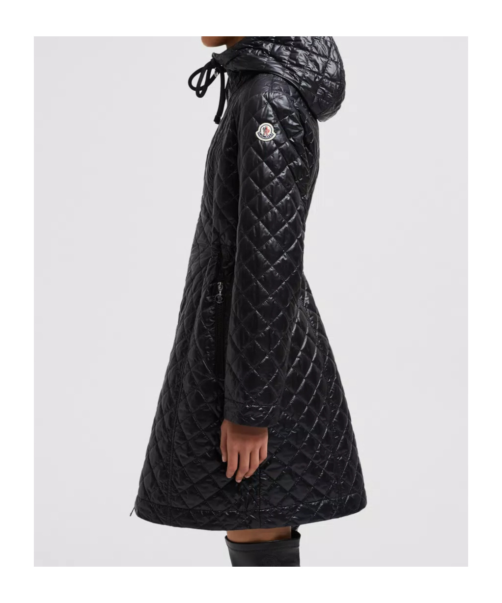 Moncler Bagnac Puffer Coat In Black