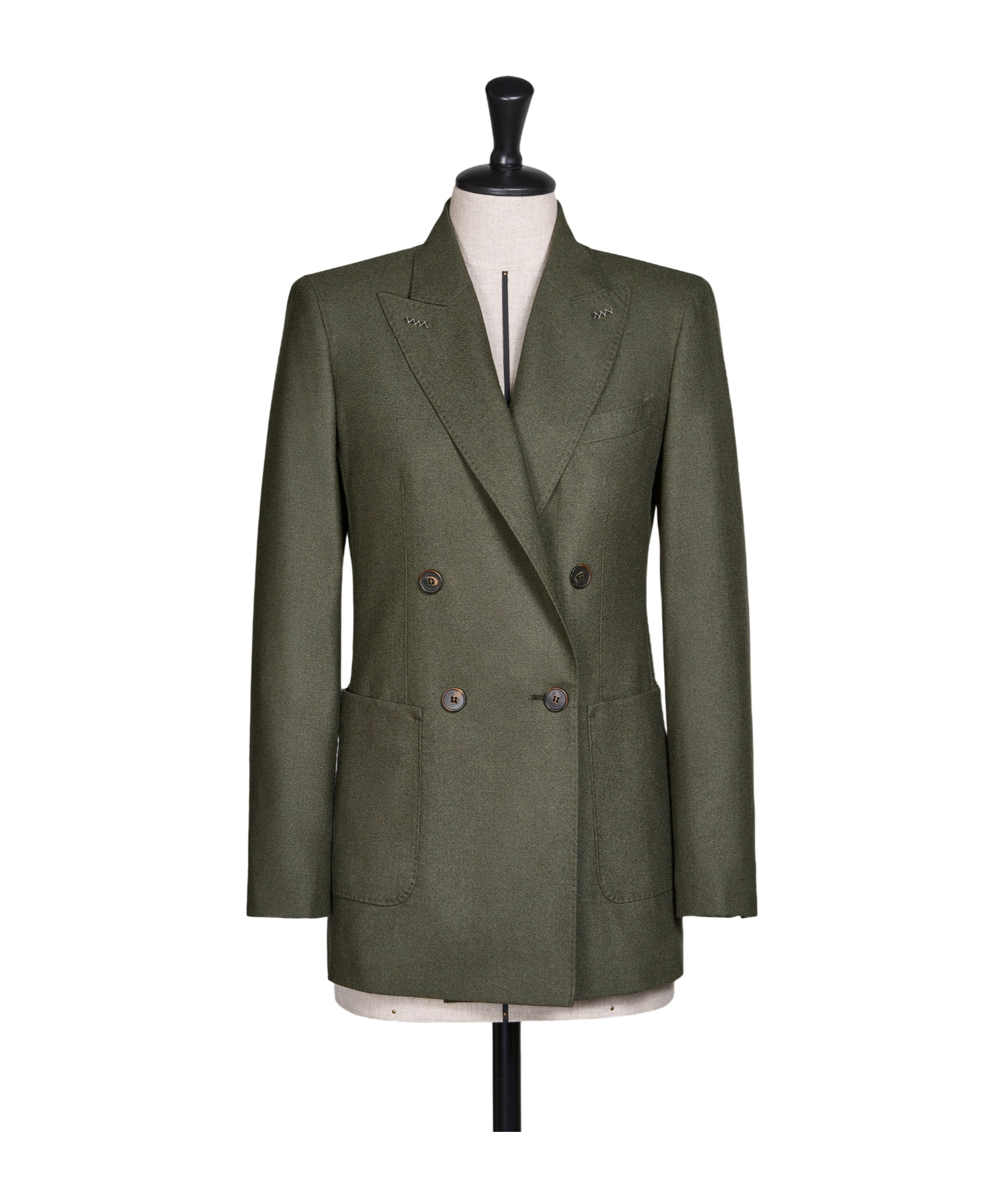 Max Mara Long-sleeved Suit Jacket In Gray