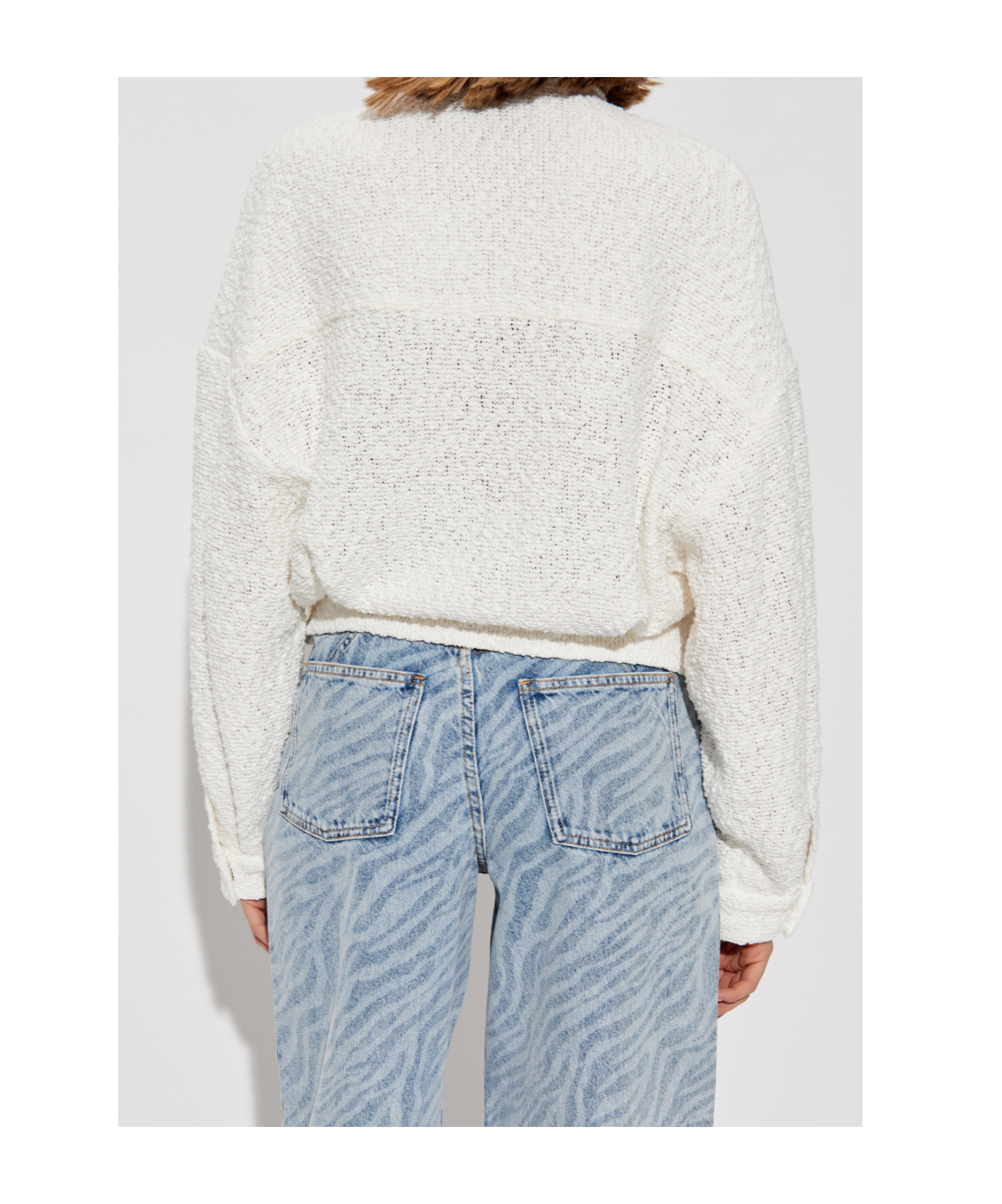 Iro Long-sleeved Casual Jacket In White