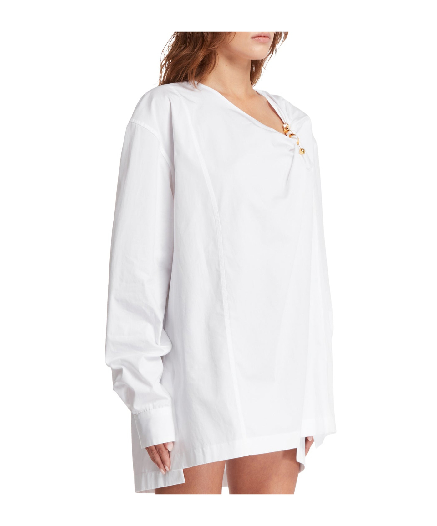 Dries Van Noten Long-sleeved Shirt In White