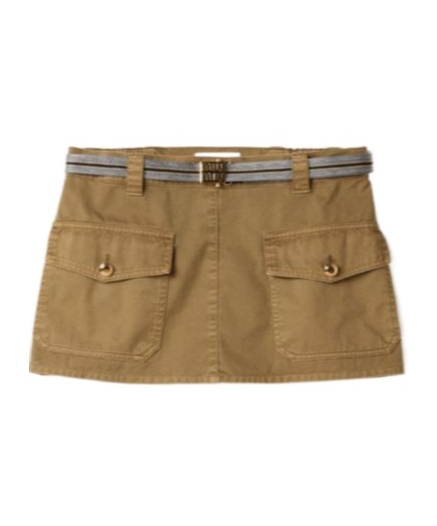Shop Miu Miu Garment-dyed Cotton Satin Miniskirt In Brown