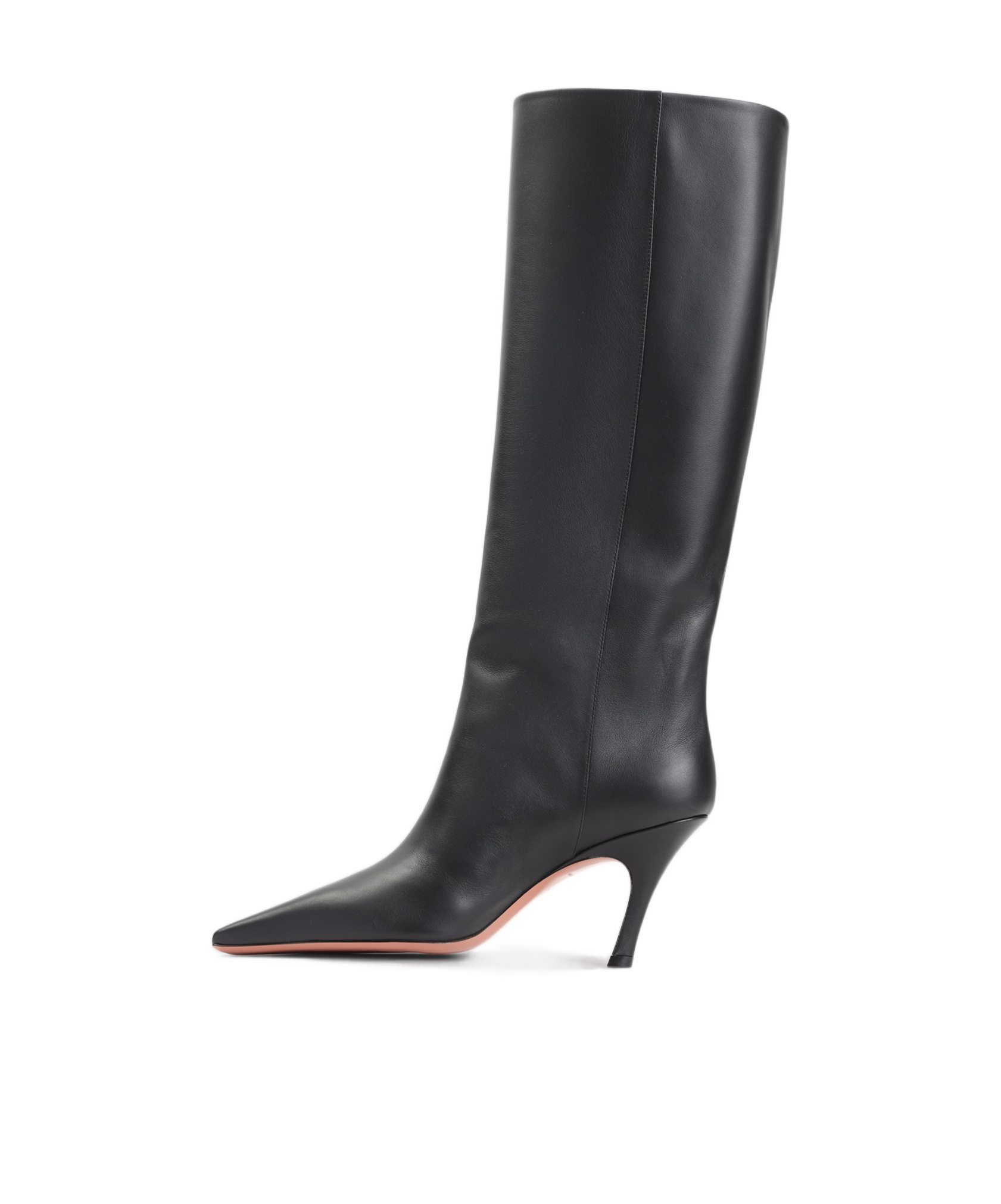Amina Muaddi Pointed-toe Boots In Black