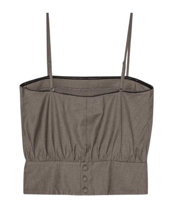 Remain Birger Christensen Gathered Top In Gray