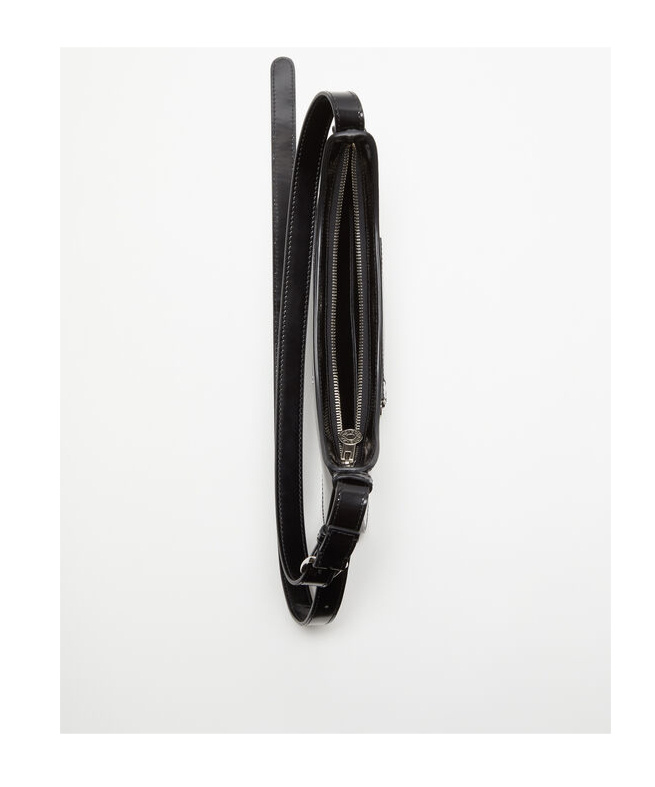 Acne Studios Mini Platt Shoulder Bag In Black