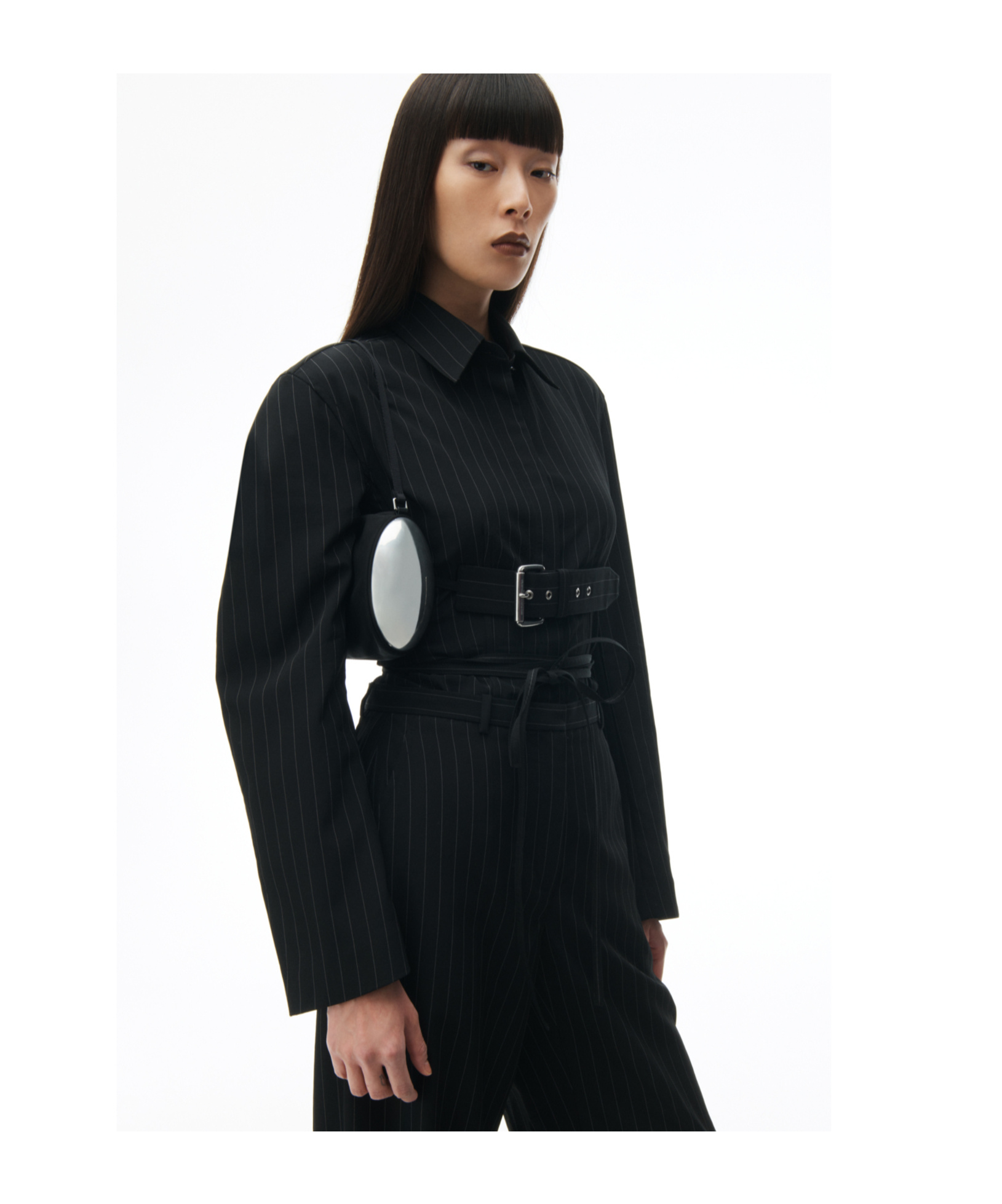 Alexander Wang Shoulder Bag Punch In Black