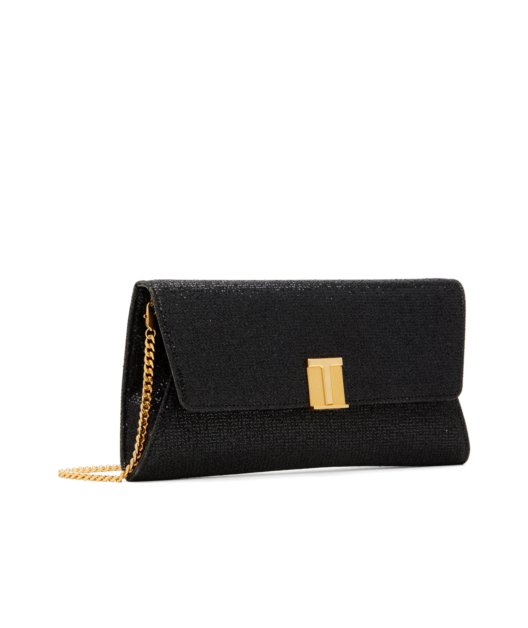 Tom Ford Flip Shoulder Bag In Black