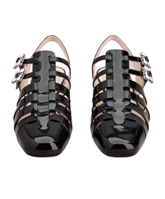 Roger Vivier Très Vivier Sandals In Patent Leather