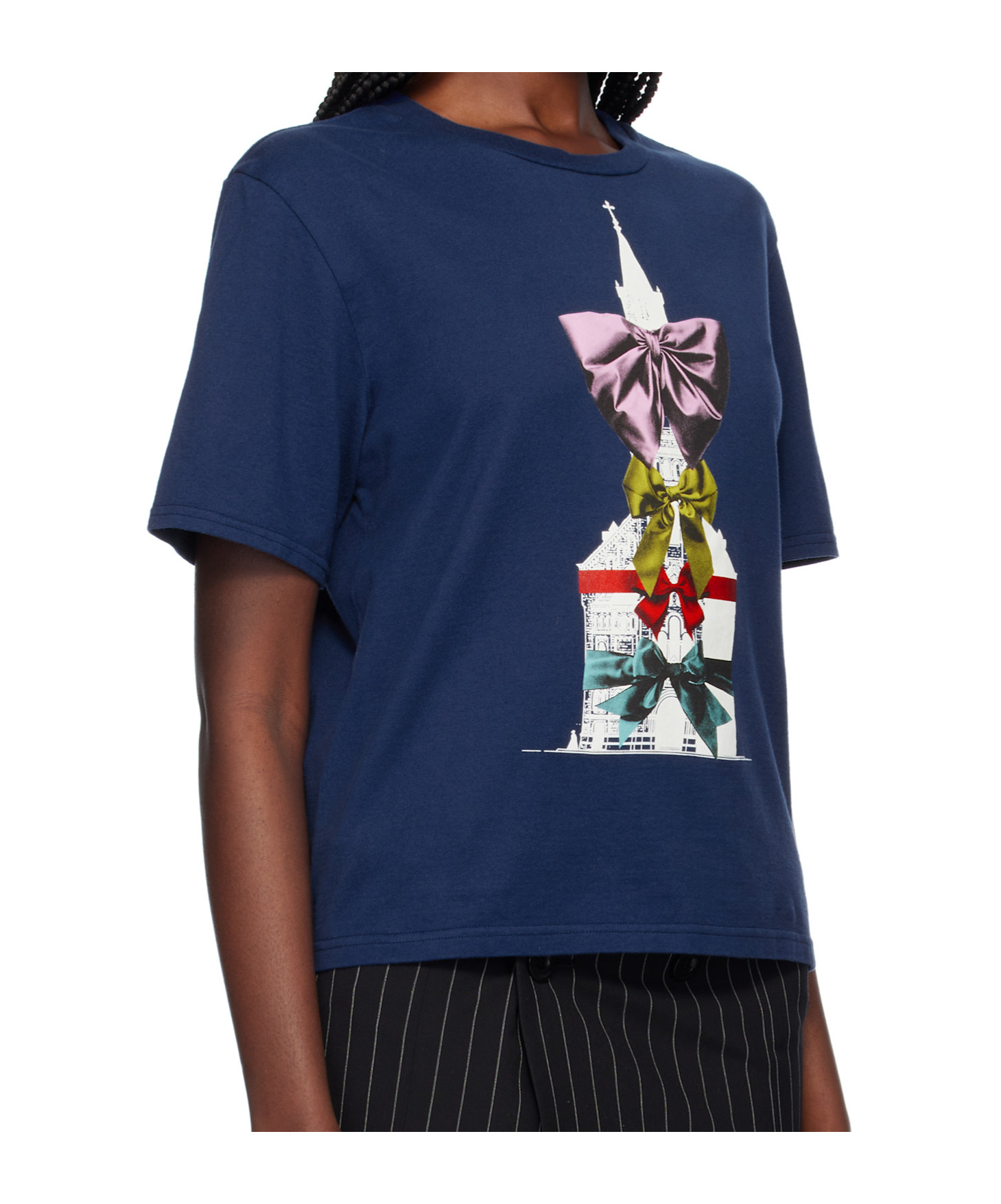 Undercover Navy Uc1e1891-3 T-shirt In Navy Blue