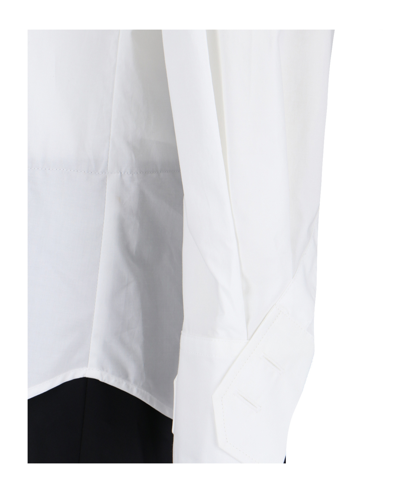 Mm6 Maison Margiela Numbers-motif Cotton Maxi Dress In White