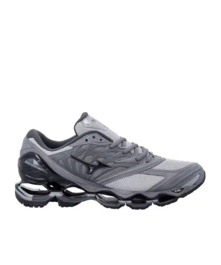 Mizuno Wave Prophecy Ls Lace-up Sneakers In Gray