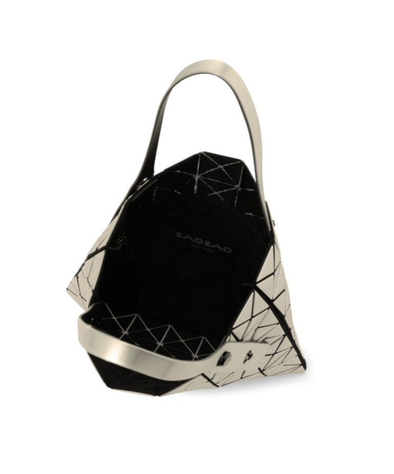 Issey Miyake Double Handle Handbag In Brown