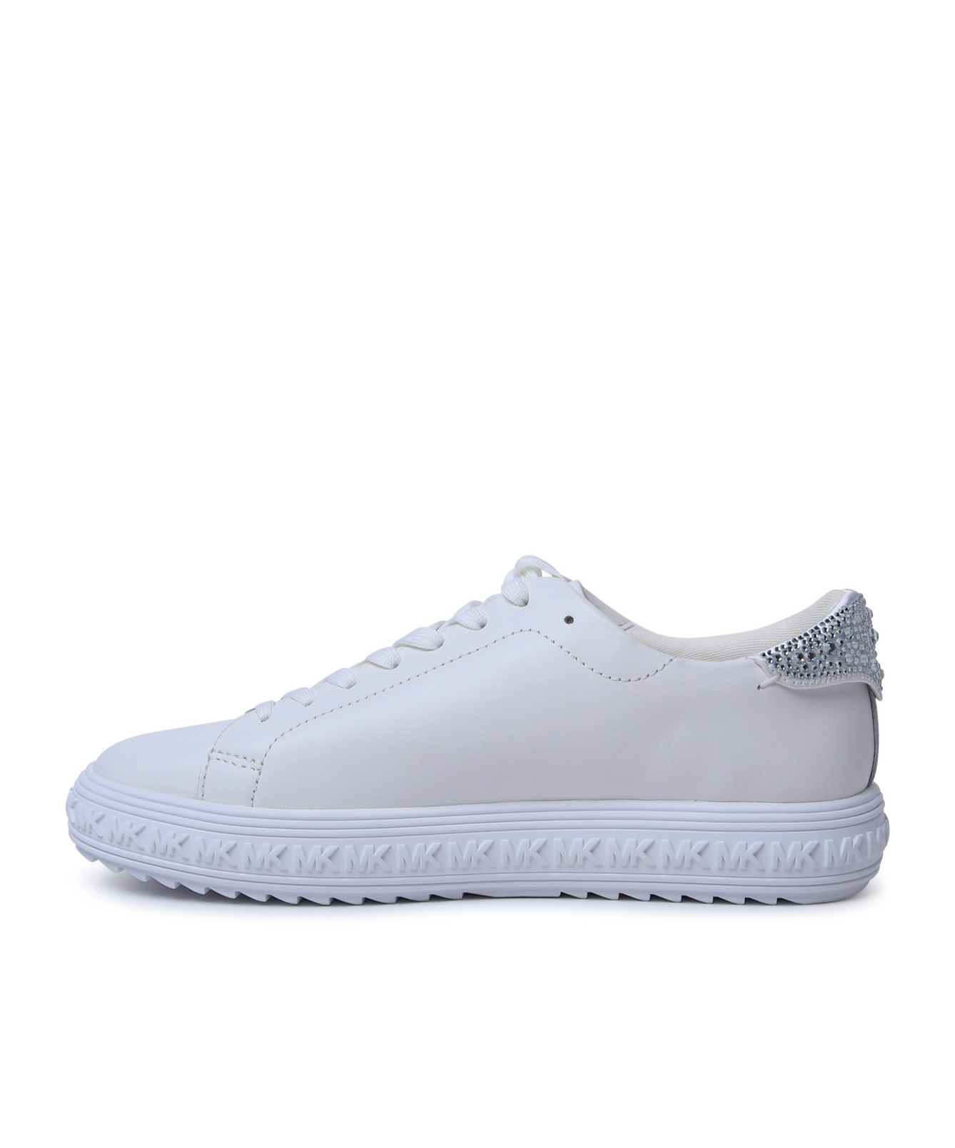 Shop Michael Kors Grove Lake Crystal-embellished Sneakers In Blue