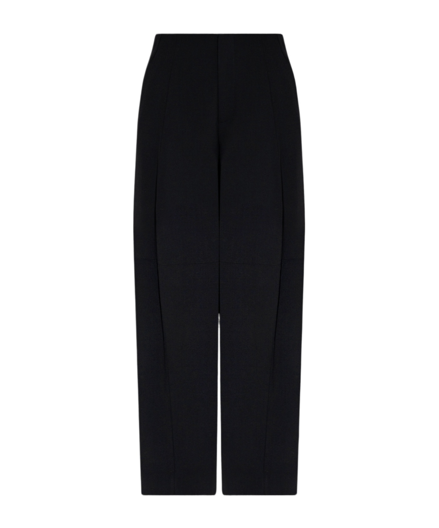 Victoria Beckham Pleated Trousers In Black