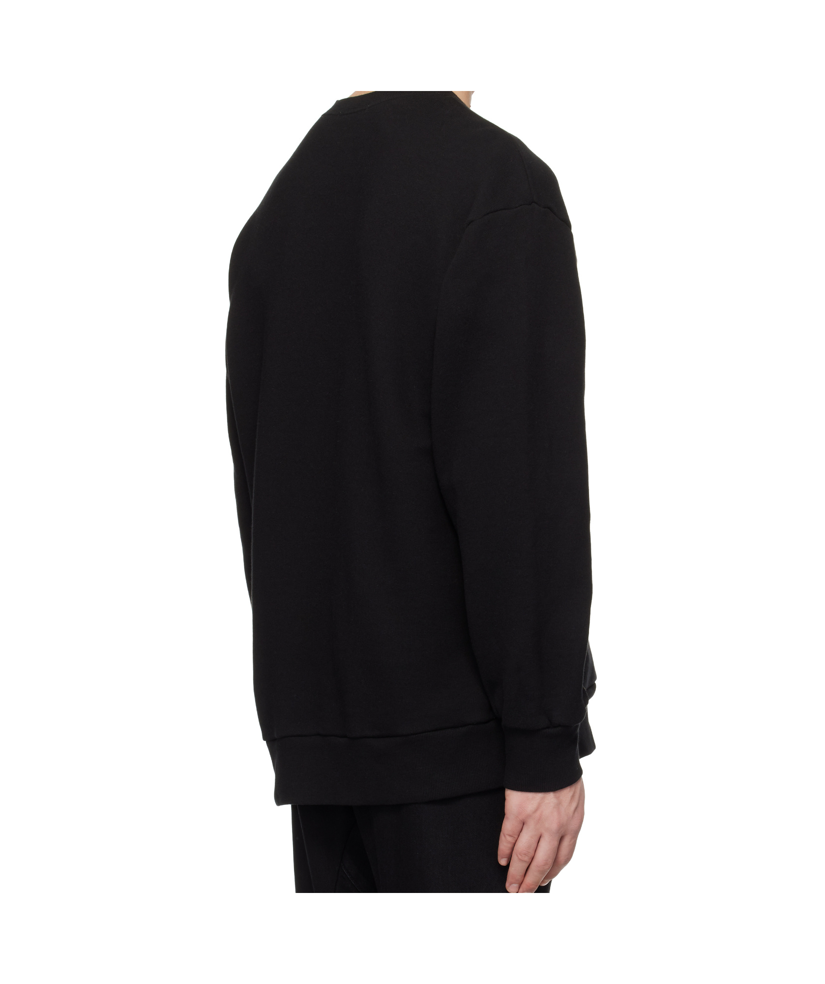 Undercover Barbed Wire Fleece Graphic Sweatshirt In Black