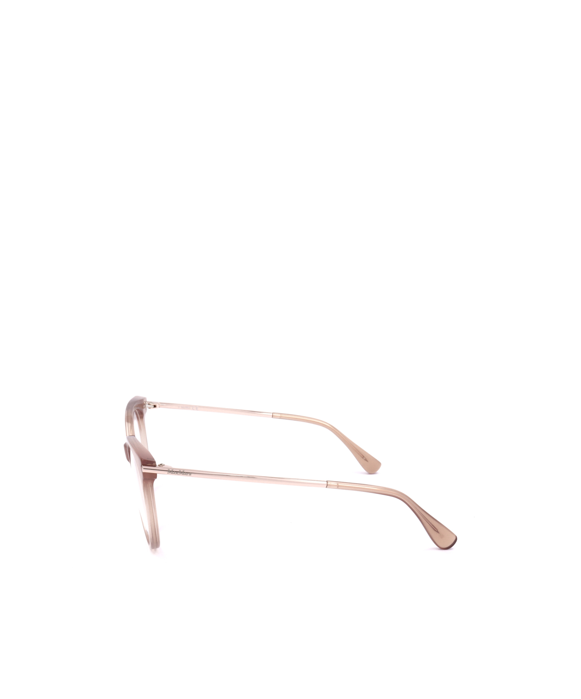 Max Mara Round Frame Glasses In White