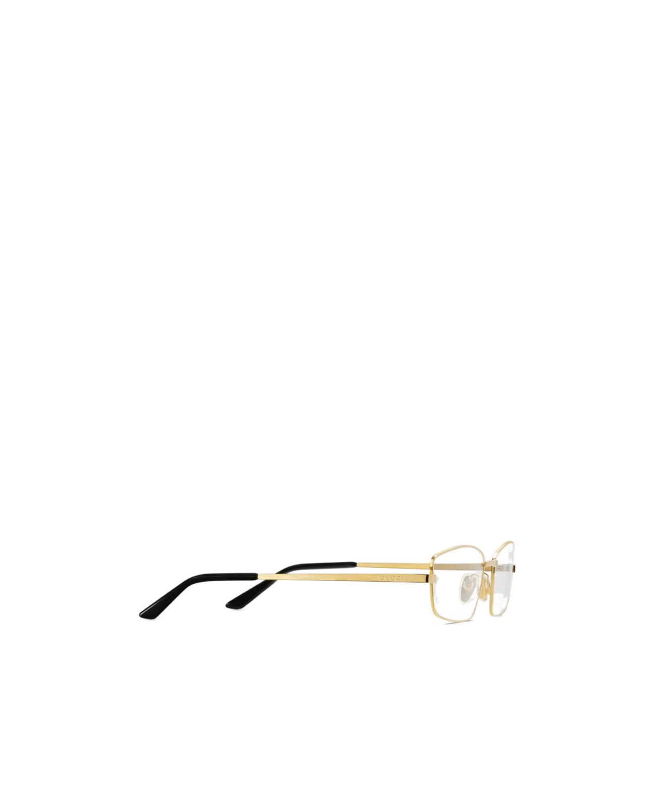 Gucci Rectangular Optical Frame In Gold