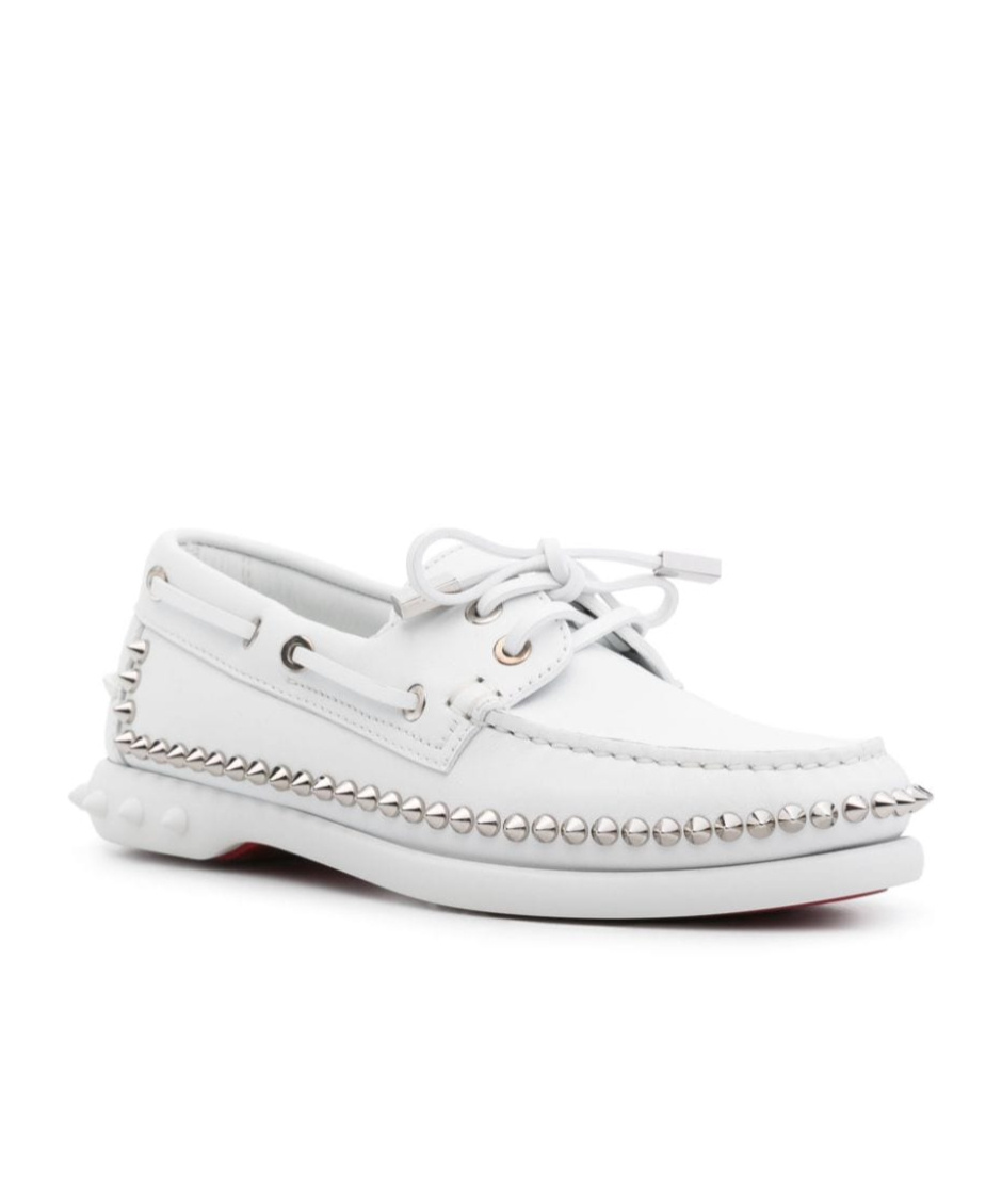 Christian Louboutin Boat Loafer Gerockel In White
