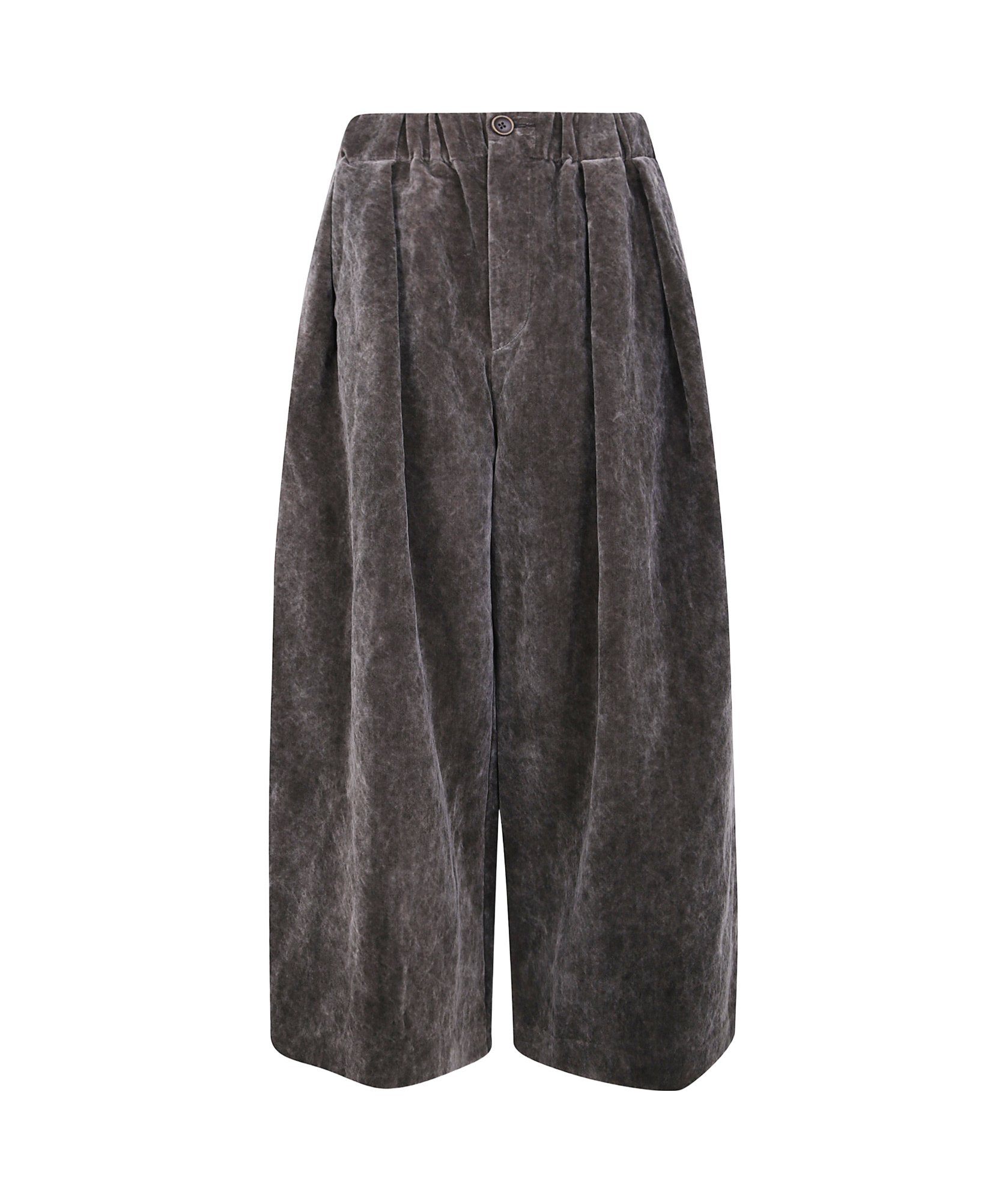 Uma Wang Pleat-detail Trousers In Gray
