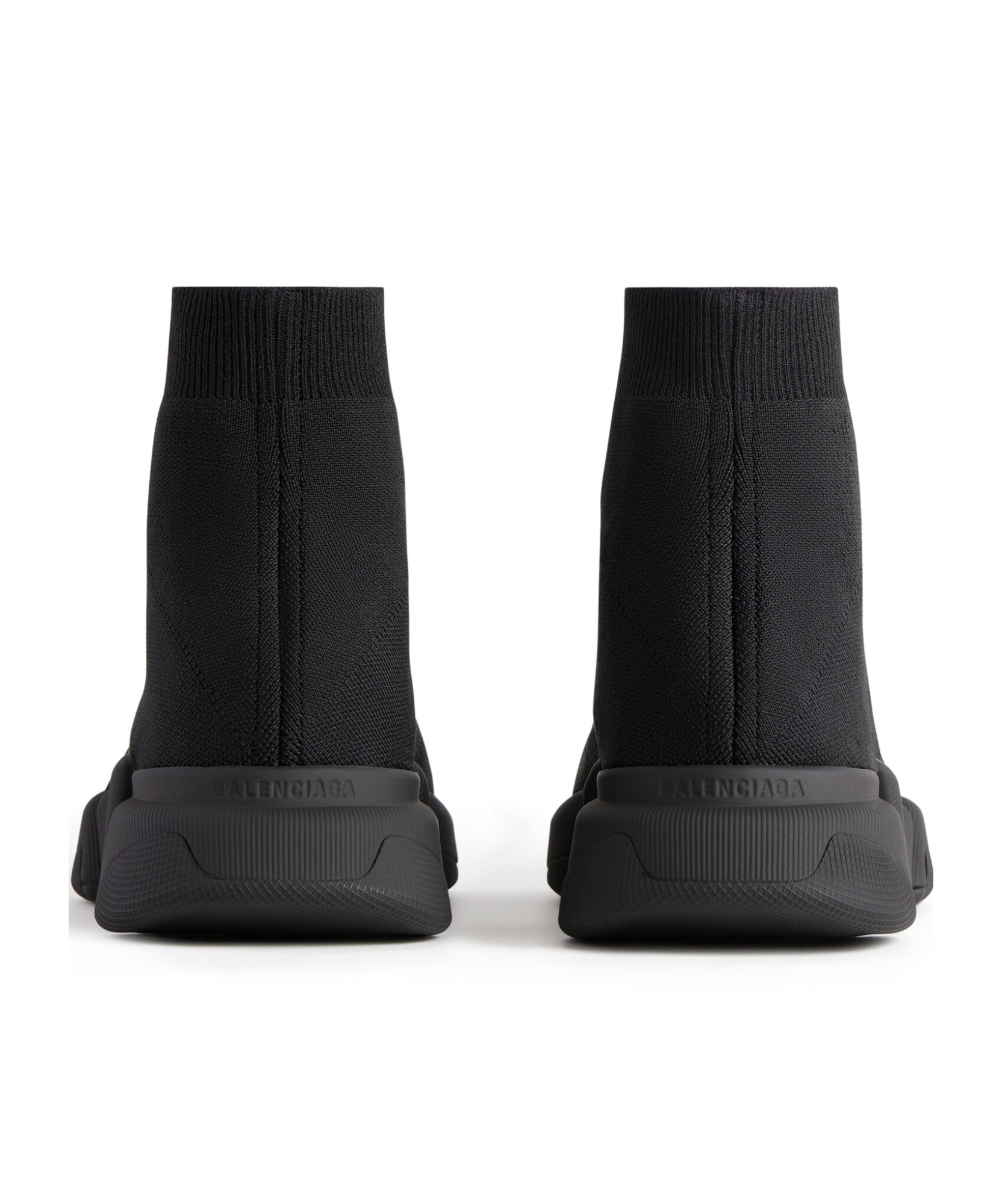 Balenciaga Black Speed Recycle Sock Sneakers In Black